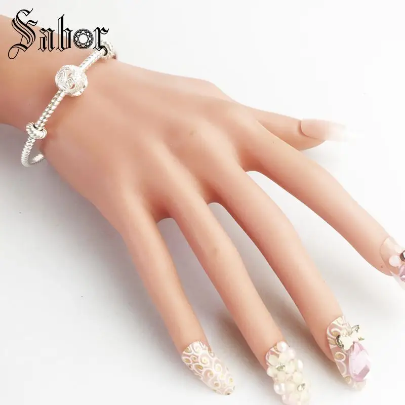 Браслет на запястье со шнурком базовый Серебристый браслет для женщин и мужчин