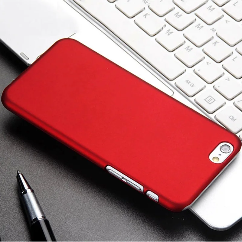 Funda For iphone 7 Plus Case Colorful Full Protected Frosted Matte Hard Cover Coque Shell |