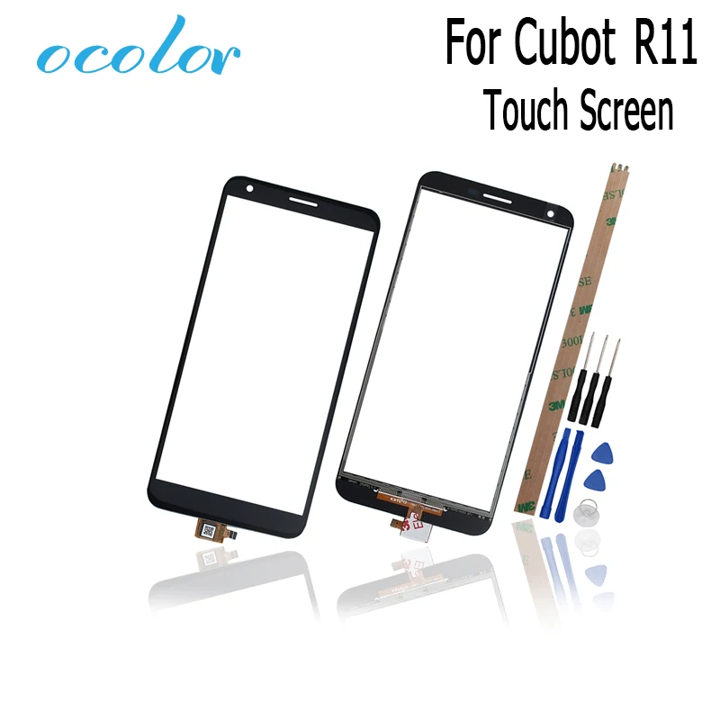 Ocolor для Cubot R11 Сенсорный экран сенсорный Панель идеальный ремонт Запчасти