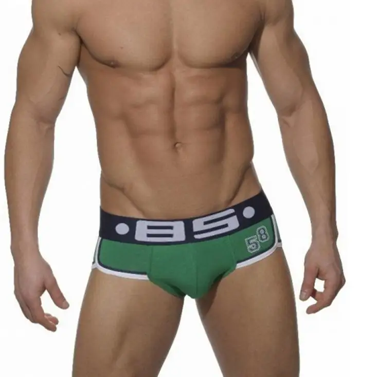 Бренд дизайнер bs мужские хлопчатобумажные underwear calzoncillos u выпуклая