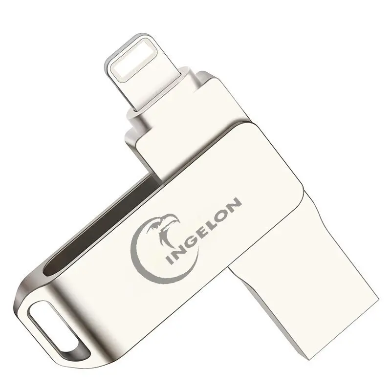 USB флэш накопитель для iPhone X/8/7 Plus/6 Plus/6s/11/SE/ipad флеш 32 Гб 64 128 ГБ mini с логотипом диск на