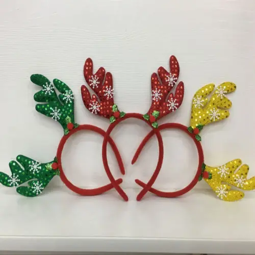 Взрослые Унисекс Праздничные рождественские олени рога Рождественская шляпа