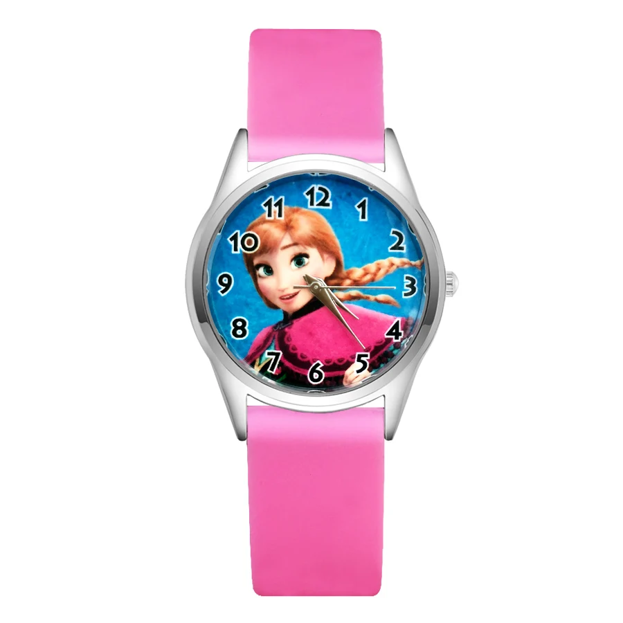 

Cartoon Style Children's Wrist Watches Women's Students Girls Boys Quartz Soft Silicone Strap Clock JC80