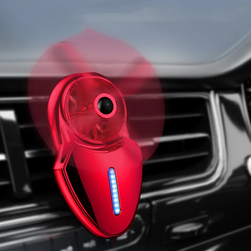 Освежитель автомобиля вентилятор форма духи клип выход очиститель воздуха запах жидкости духи диффузор декорация для автомобилей
