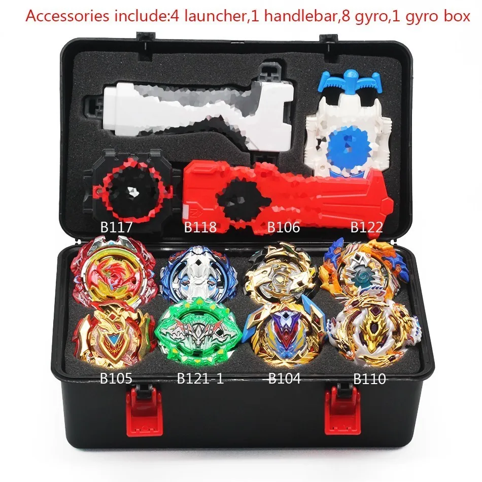 gold 2-1 Волчок Beyblade Burst B-129 B127 с пусковым устройством Bayblade Bey Blade металл пластик Fusion 4d Подарочные игрушки для детей - Цвет: gold 2-1