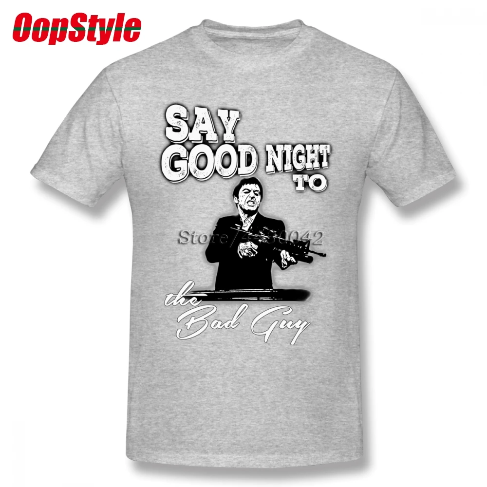 Movie Scarface T-shirt For Men Dropshipping Short Sleeve Cotton Plus Size Custom Team Tee 4XL 5XL 6XL | Мужская одежда