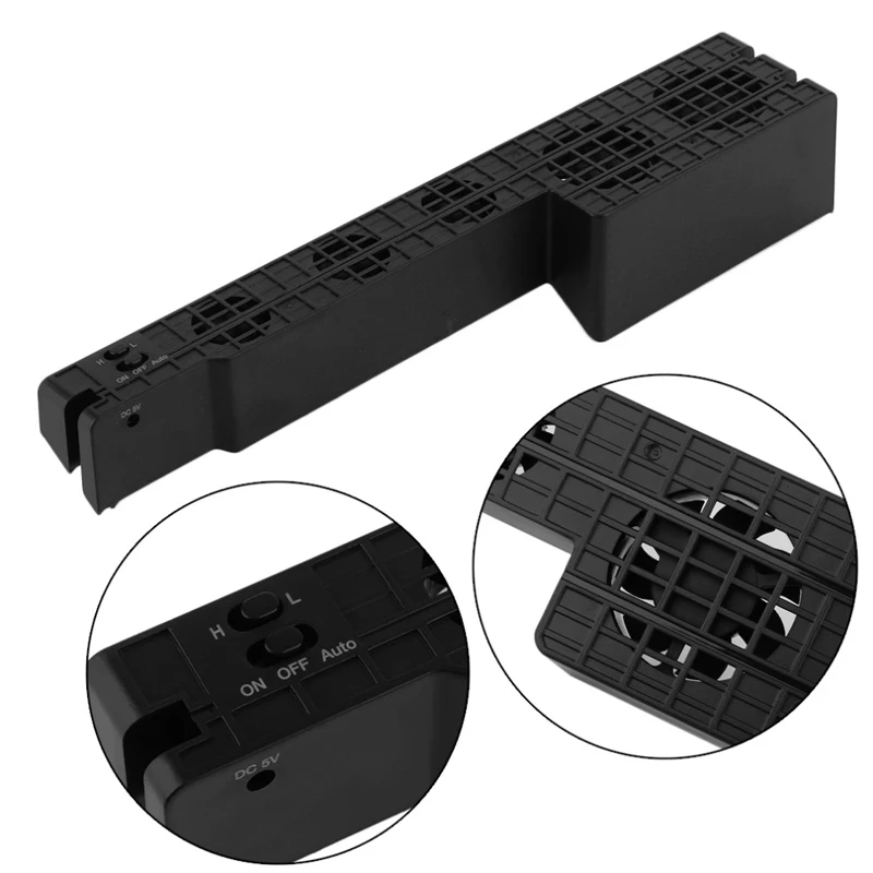 Кулер для PS4 PRO многофункциональный охлаждающий вентилятор с контролем