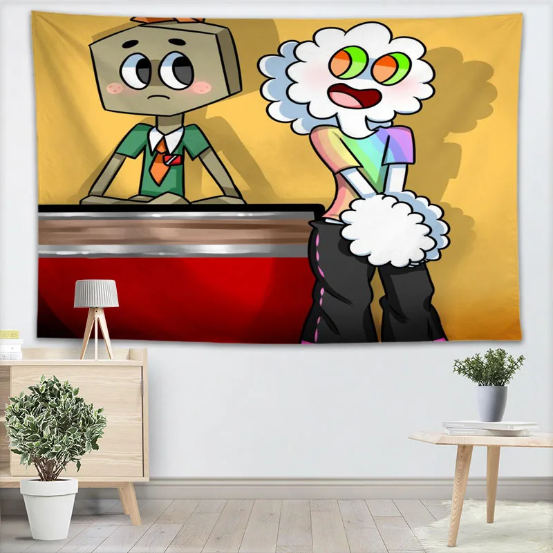 Gumball аниме настенные гобелены предметы интерьера на стену подвесной гобелен лес для домашней вечеринки на день рождения украшения, 100x150 см, 140X250 см - Цвет: 7