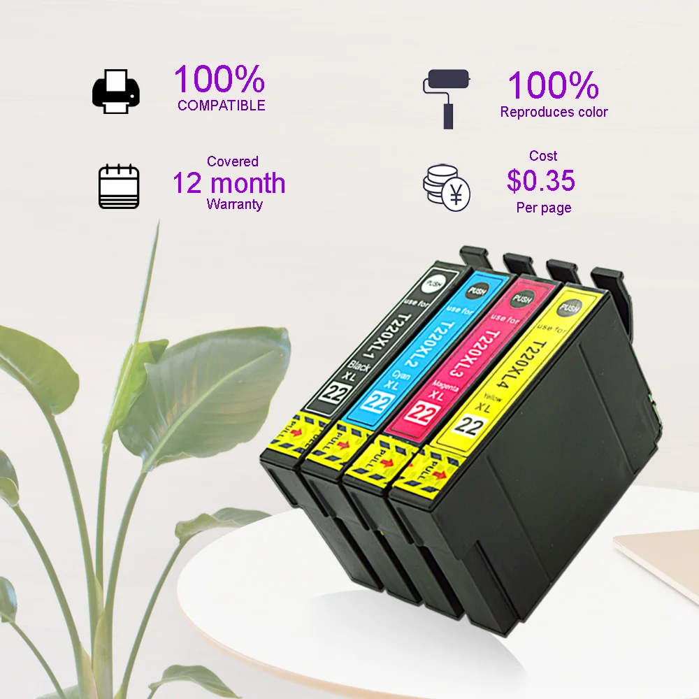 Картриджи чернильные совместимые с Epson T220XL # 220XL|Чернильные картриджи| |