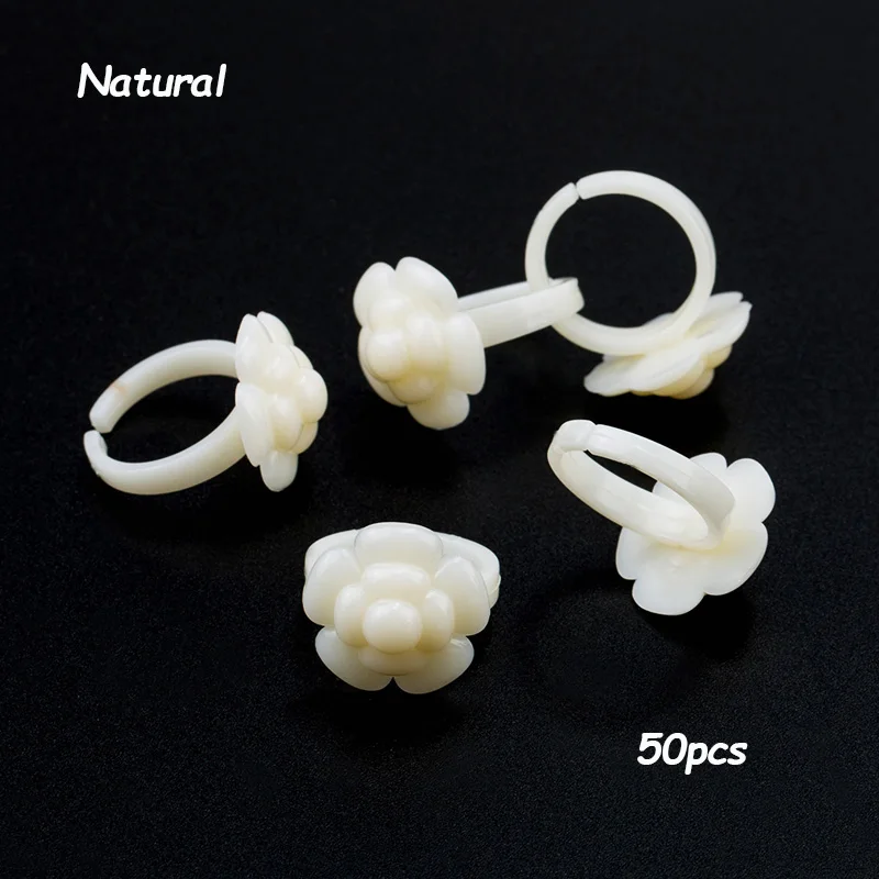 size1-50pcs 50 шт Пластик натуральный Цвет карту клеящийся, накладной ногти украшение лак для ногтей кольцо DIY Цвет карты гель лак для ногтей Show инструмент - Цвет: size1-50pcs