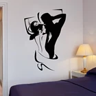 Съемная виниловая наклейка на стену для пары, Обнаженная женщина, мужчина, украшение для дома, спальни D689