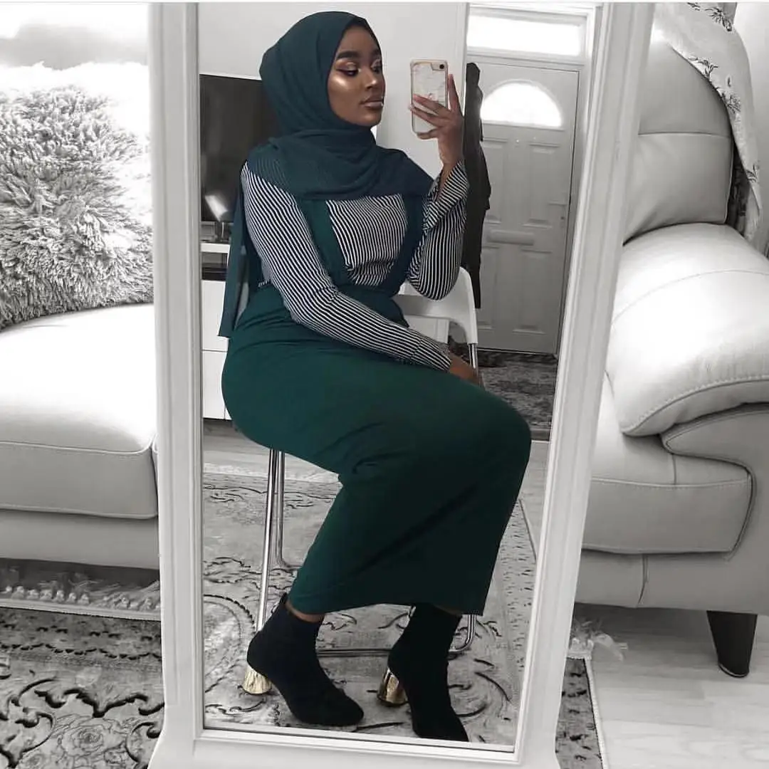 5 цветов Vestidos abaya мусульманские юбки Дубай Турецкий Арабский Bodycon мусульманская юбка на подтяжках женская мусульманская одежда модные низ