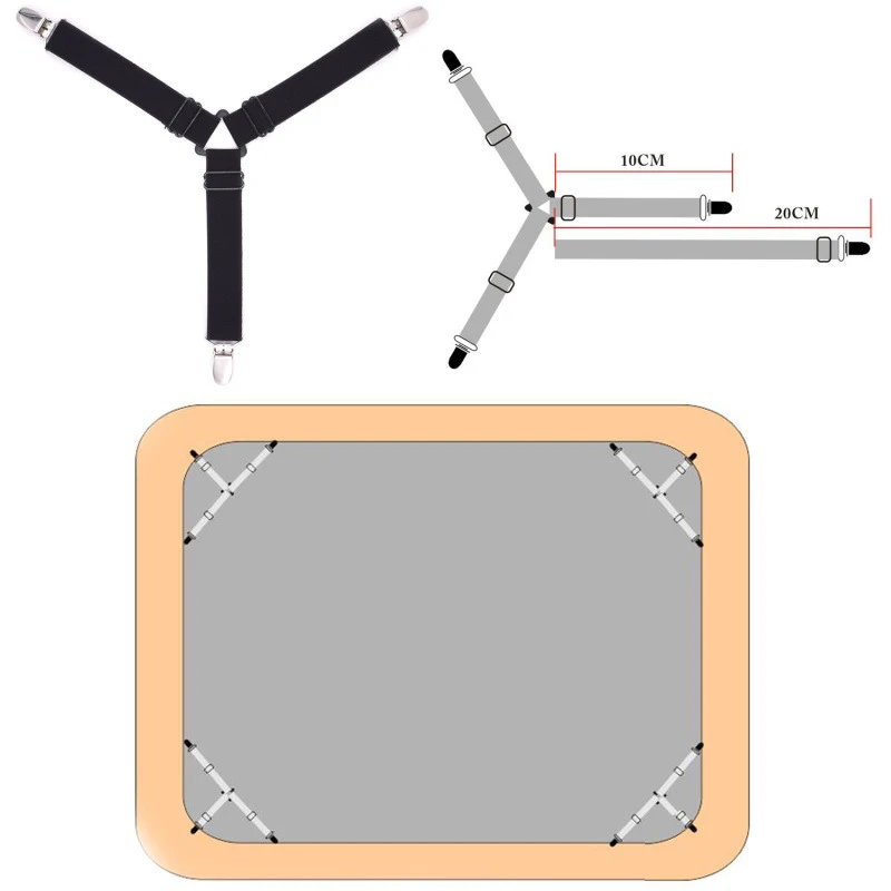 1 шт. универсальный зажим для крепления держатель простыней застежка ремешок