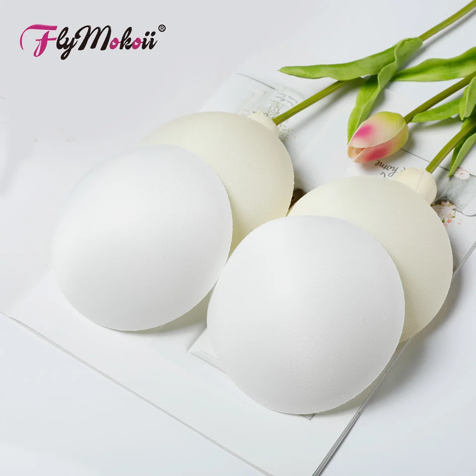 

3 Pairs/Lot Swimsuit Padding Enhancer Women Intimate Accessories Sponge Foam Chest Cups Woman Bra Padded Breast Bikini Insert