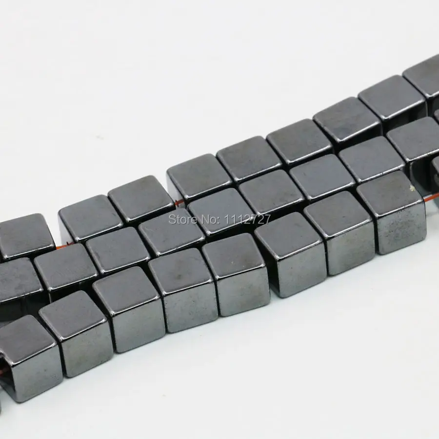 8 мм черный блок гематит свободные бусины куб Сделай Сам Изготовление ювелирных