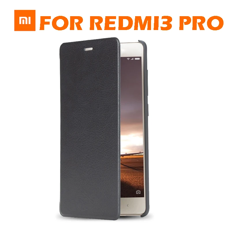 В наличии 100% Оригинальный чехол флип для Xiaomi Redmi 3 Pro S Чехол Флип sabic матовая