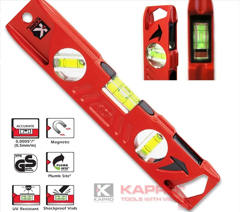 Бесплатная доставка kapro 923 10 &quot(25 см) Литые уровни Toolbox | Инструменты