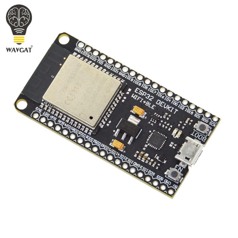 WAVGAT ESP32 плата разработки WiFi + Bluetooth ультра низкое энергопотребление двухъядерный