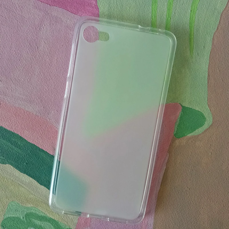 Задняя накладка для Alcatel A5 LED ot-5085d 5085y гель мягкий чехол серый В виде ракушки Coque