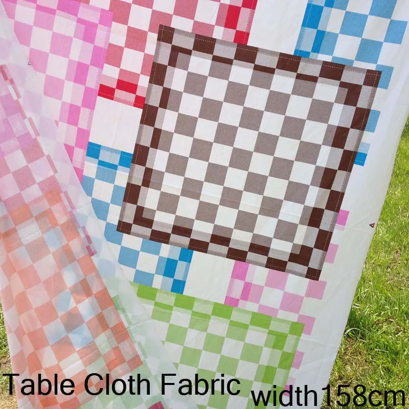 Good Cotton Print Bed Sheet Fabric Printed Table Cloth Checks Meter Quilting Sewing Fabrics Width 158cm | Дом и сад