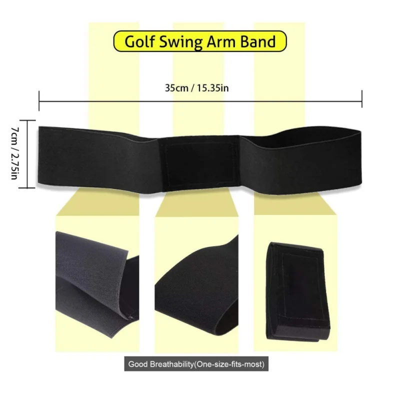 

Adjustment Belt Golf Training Golf Arm Posture Motion Correction Belt Black Posture Aids Golf Practice Equipment Accessories
