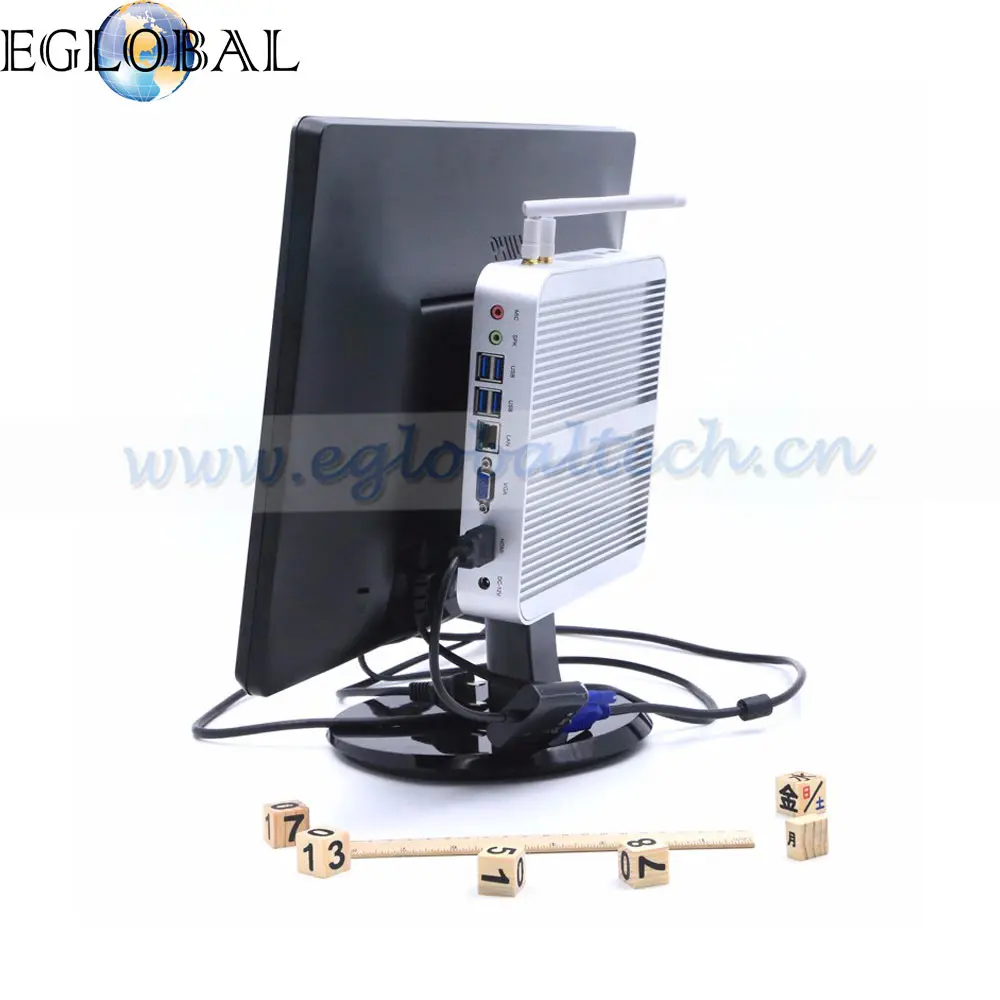 Процессор Intel broadwell Core i5 5200U безвентиляторный мини ПК Linux Windows 10 Max 2 7 GHz графика Iris 5500