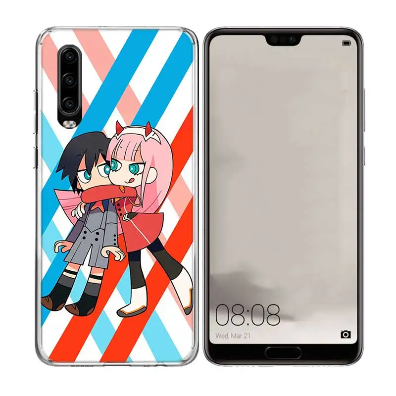 Силиконовый чехол-накладка Darling in the Franxx Zero Two для Huawei P30 P20 Mate 20 10 Pro P10 lite P Smart + Plus Z 2019