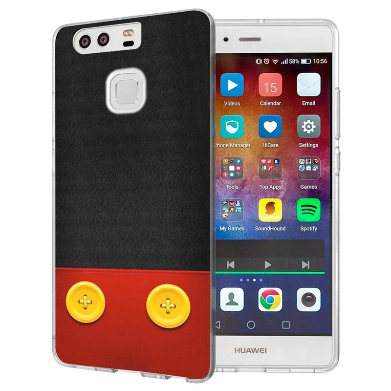 For Huawei P9lite/P8 Lite 2016 2017 Y5 II 2 Y5ii / Y6 Compact Honor 5A LYO-L21 Soft TPU Silicone Pattern Clear Case B091 |