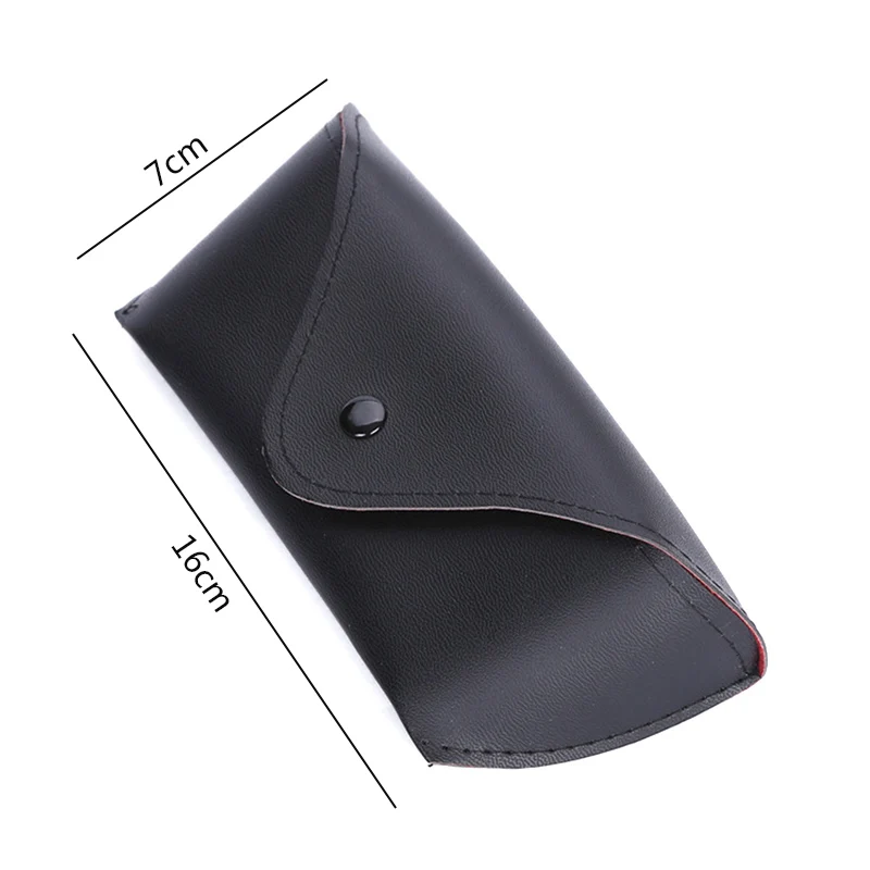 Черный Кожаный Портативный прочный PU кожаный Профессиональный Чехол для очков