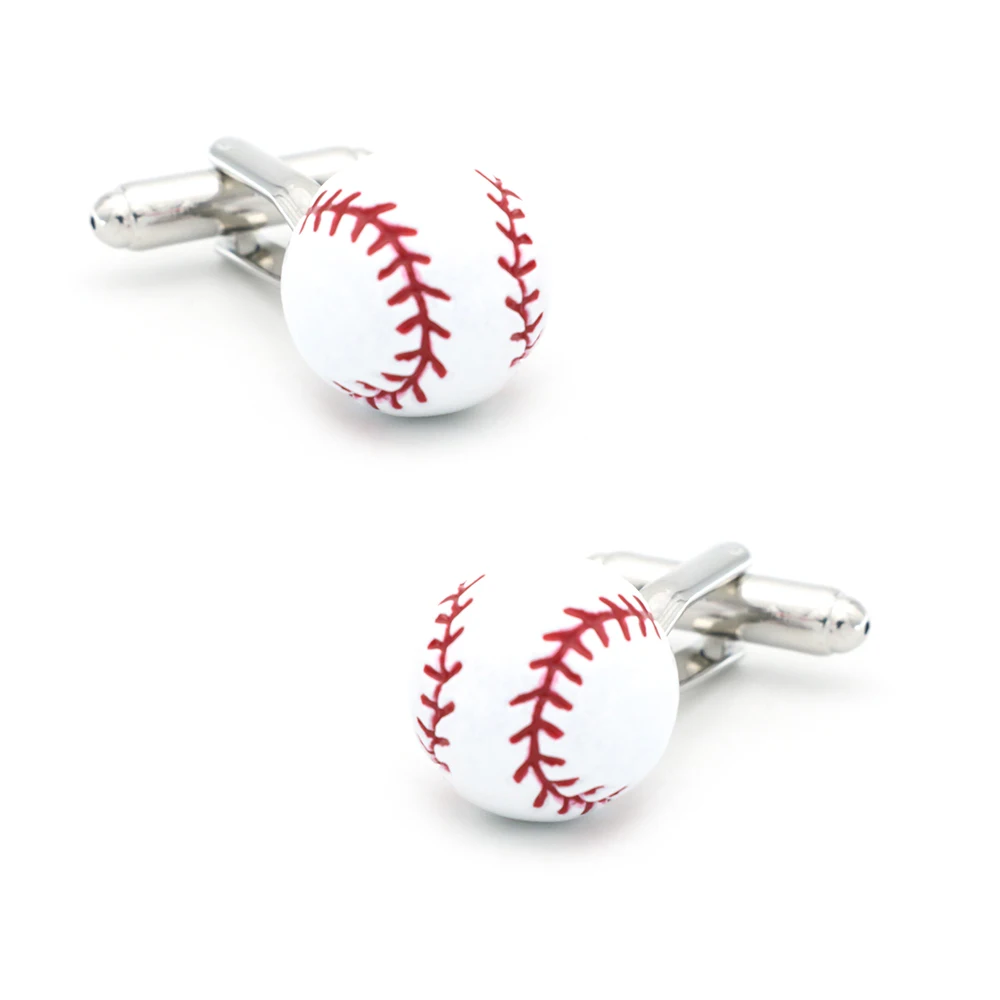 

iGame Men's Baseball Cuff Links Brass Material