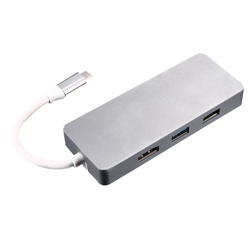 Type C к HDMI/USB3.0/сетевой порт/TF Высокоскоростная передача Портативный 7 портов более