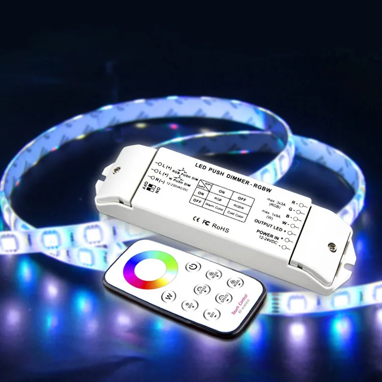 Led Rgb Rgbw Strip Controller Dc12V 3Ax3Ch 9Ax1Ch Output Multi Function 4096 Light Level Bc-420 | Электроника