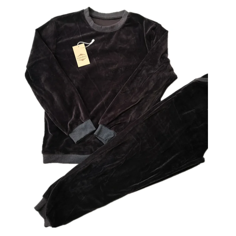 Maxdiroo/Модный комплект из двух предметов: Топ + штаны велюровый спортивный костюм