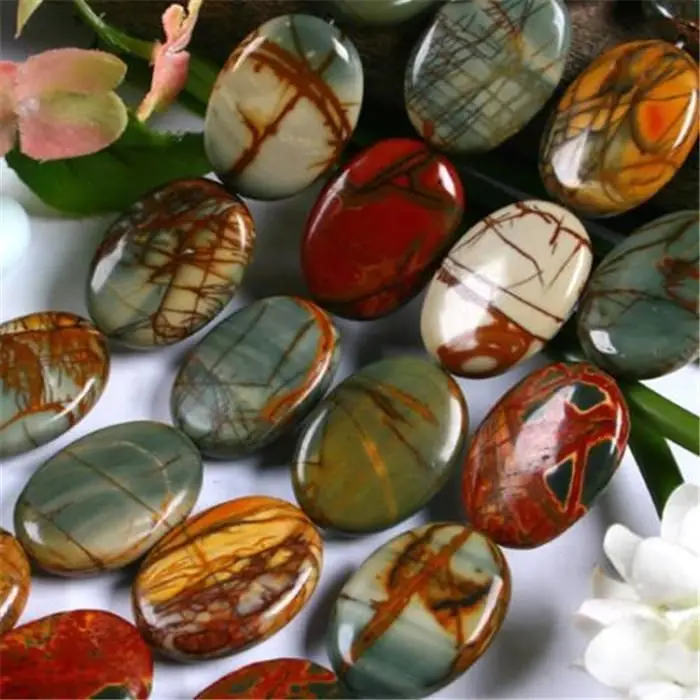 

13X18mm Multicolor Picasso Oval Beads DIY Handmade Accessories Boutique Design Women Girls Gifts Wholesale and Retail 15inch