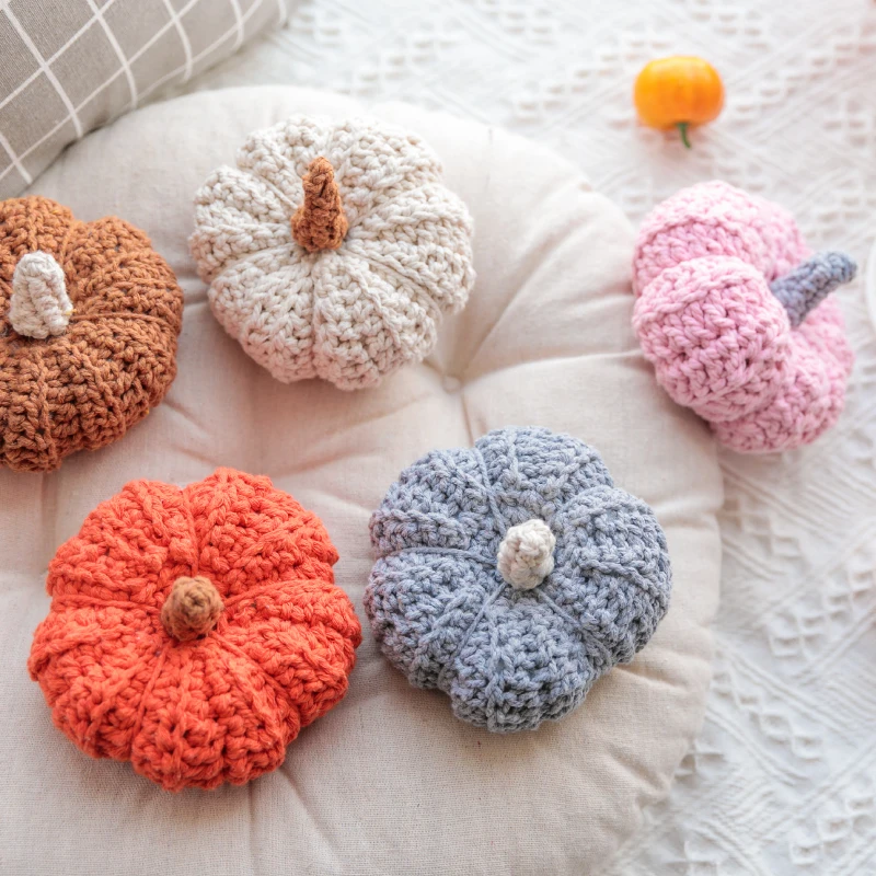Vintage Cute Mini Handmate Pumpkin Design Cushion for Newborn Baby Girls Toys Pillows Kids Room Home Decorations | Дом и сад