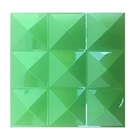 Apple green Новое поступление ПВХ 3D выбитые доски стены кафе клуб паб Papel де Parede 3d Таблица узор 50 см* 50 см 12 шт. много - Цвет: Apple green