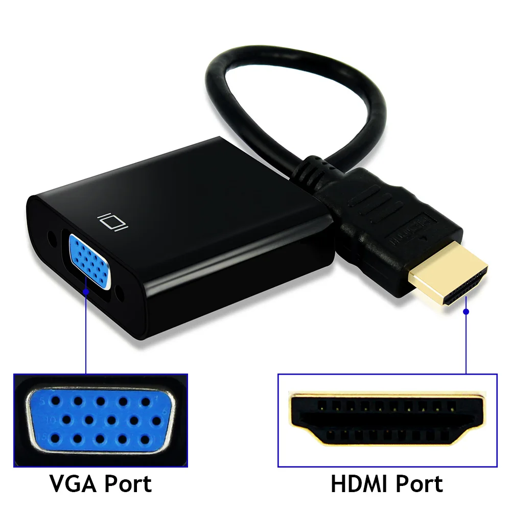 Кабель OULLX HDMI совместимый с VGA для ПК PS3 PS4 игрового плеера кабель поддержка Full HD 1080P