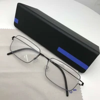 denmark titanium rim square glasses frame business men high quality eyewear no screw handmade myopia optical eyeglasses frames