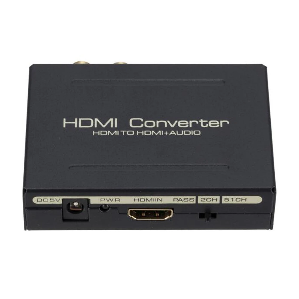 1080P HD HDMI v1.4 аудио экстрактор к 3 5 мм стерео сплиттер оптический SPDIF + RCA L/R конвертер