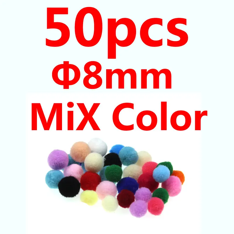 8mm 50pcs Wifreo 50 шт. 8 мм 10 мм цветной синтетический рыболовный материал для вязания мушек яйца Roe имитируют форель рыба лосось Приманки натуральные рыболовные приманки - Цвет: 8mm 50pcs