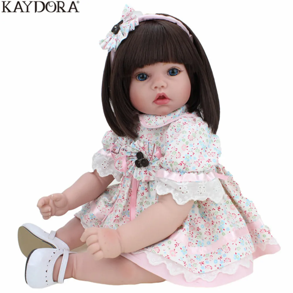 KAYDORA Reborn Младенцы силиконовая принцесса кукла хлопок тело оптовая продажа