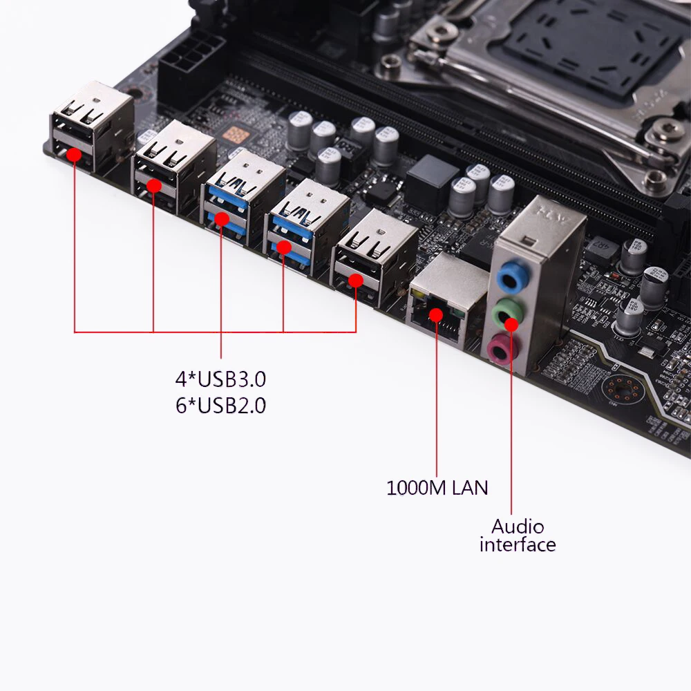 Настольная материнская плата новая компьютерная материнская плата X99 V1.2 материнская плата DDR4 ATX LGA2011 cpmputer DIMM Слоты SATA 3,0 и USB 3,0