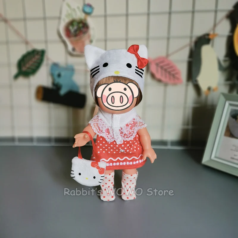 Одежда для кукол, подходит для 25 см, Детская кукла, игрушка 1/6, BJD кукла, куклы для новорожденных, аксессуары, Милое Свадебное платье, головной убор, костюм, подарки для девочек