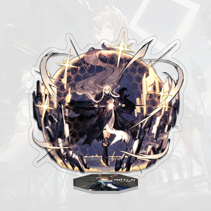 Игра Arknight Wiki Дисплей Стенд фигурка модель пластина Держатель японский мультфильм фигурка AMIYA акриловые ювелирные изделия Рождественский подарок
