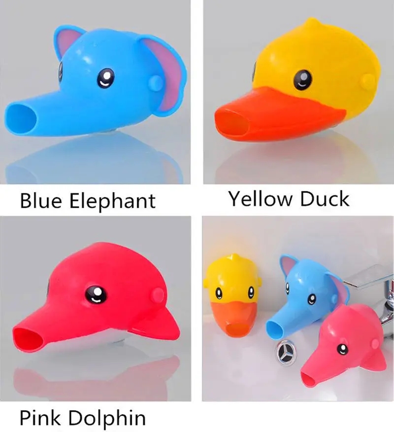 Удлинитель для водопроводного крана детей мультяшное устройство мытья рук