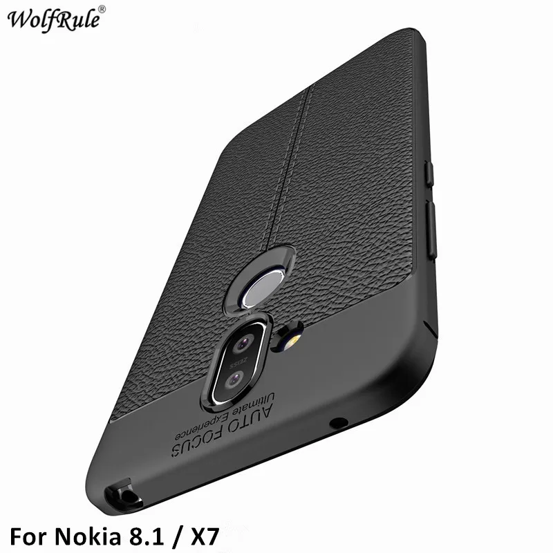 Чехол для Nokia 8 1 мягкий силиконовый бампер защитный чехол X7 6 18''|Бамперы| |