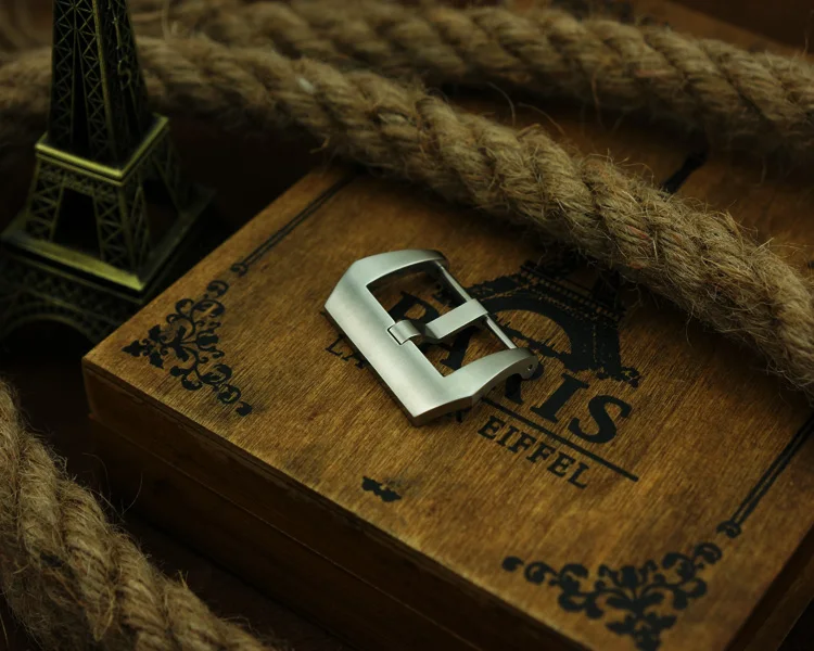 MAIKES высококачественная матовая застежка для часов из нержавеющей стали 316L 24 мм