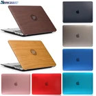Чехол для ноутбука с защитой от настоящей древесиныкристаллов, чехол для MacBook Air Pro Retina 13 11 12 15 16 дюймов, Новый чехол для MacBook m1 air pro 13,3