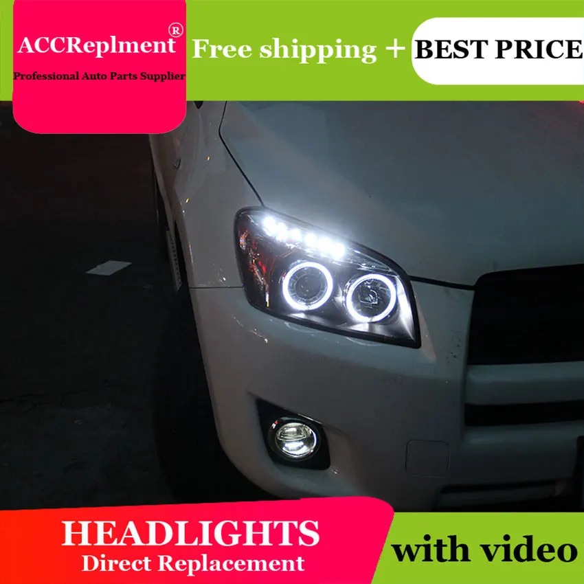 Стайлинга автомобилей Светодиодный фара для Toyota rav4 фары 2009 13 светодиодный
