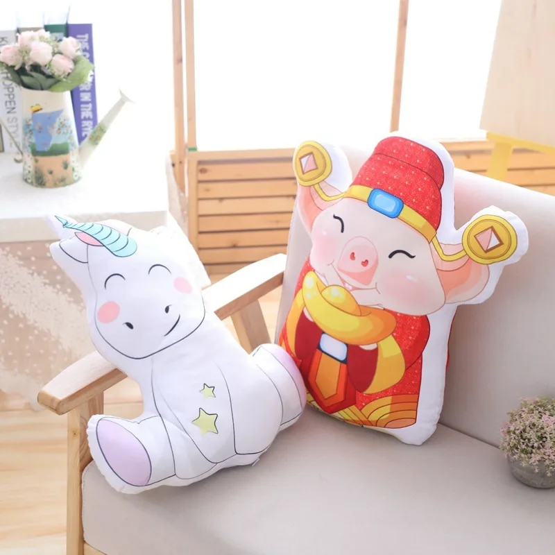 Kawaii с животными из мультфильмов для подушки мягкая плюшевая игрушка Болстер